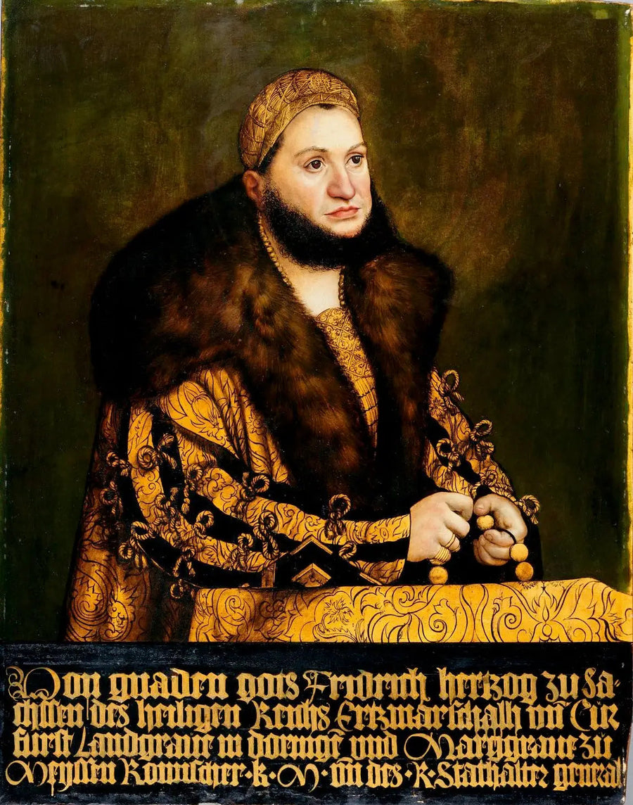 Ritratto di Federico III il Saggio, elettore di Sassonia - Lucas Cranach il Vecchio