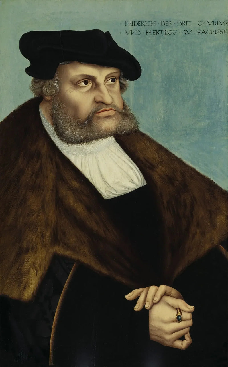 Ritratto di Federico III di Sassonia - Lucas Cranach il Vecchio
