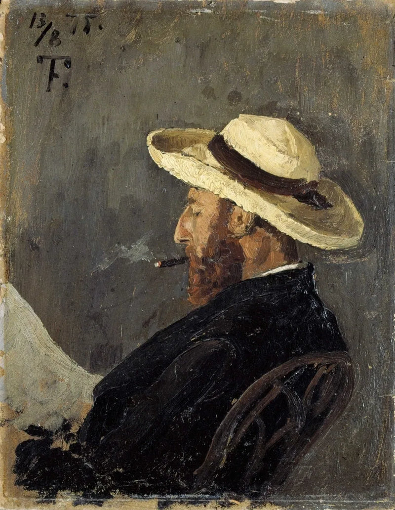 Ritratto di Fredrik Collett - Frits Thaulow