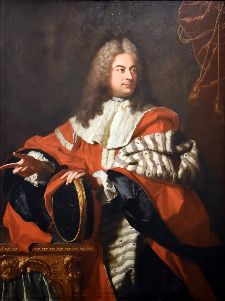 Ritratto di Gaspard de Gueidan (1688-1767) in presidente a mortier. - Hyacinthe Rigaud