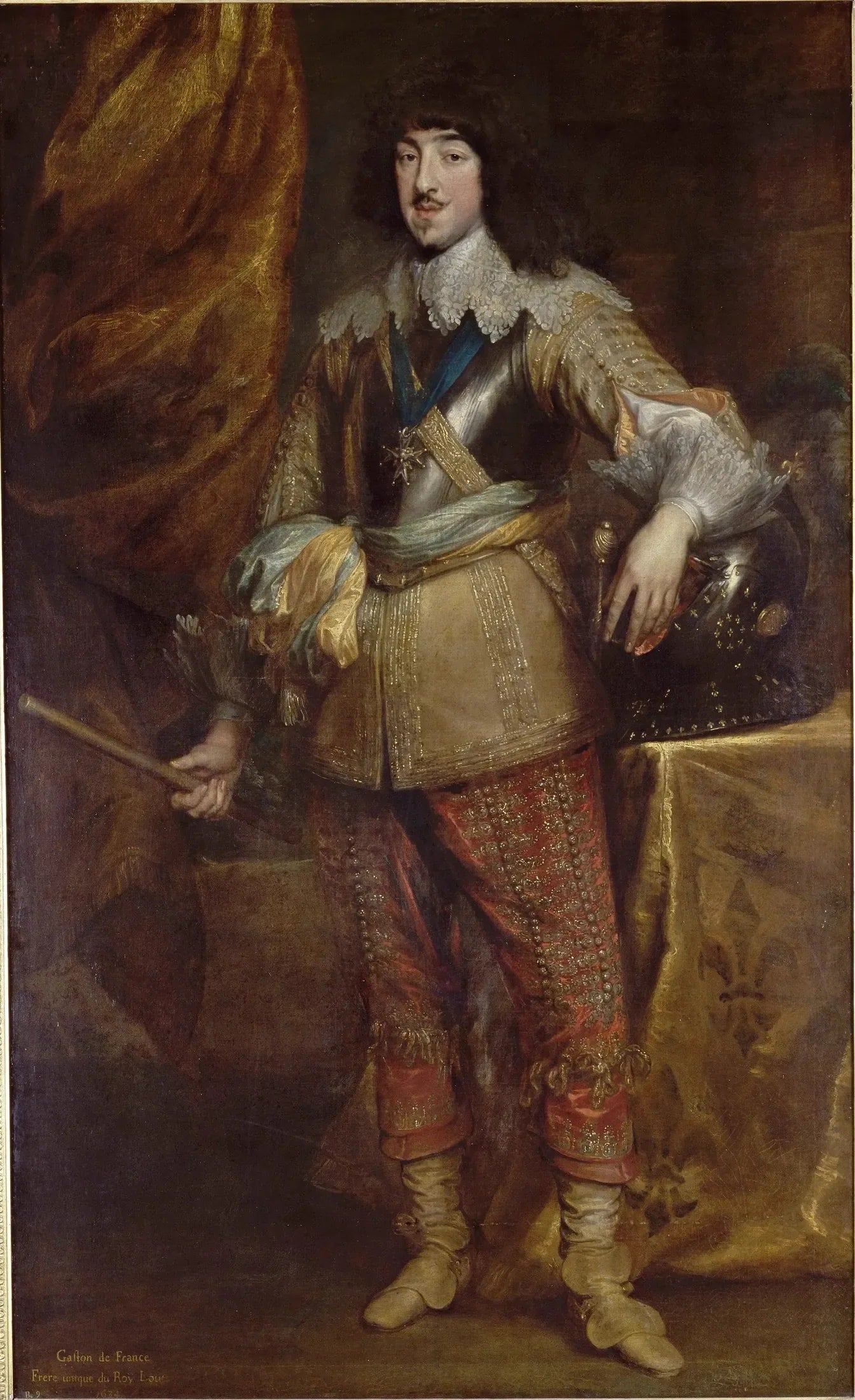 Portrait de Gaston de France - Antoine van Dyck image 1 reproduction de peinture à l’huile