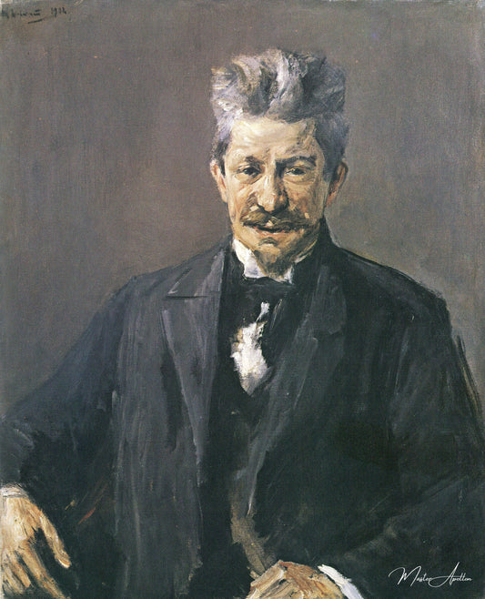 Portrait de Georg Brandes - Max Liebermann - Reproductions de tableaux et peintures haut de gamme