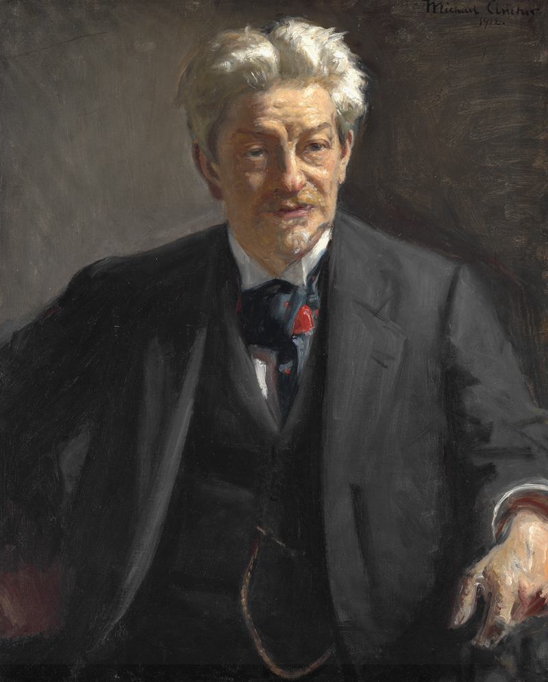 Ritratto di Georg Brandes. -Michael Peter Ancher
