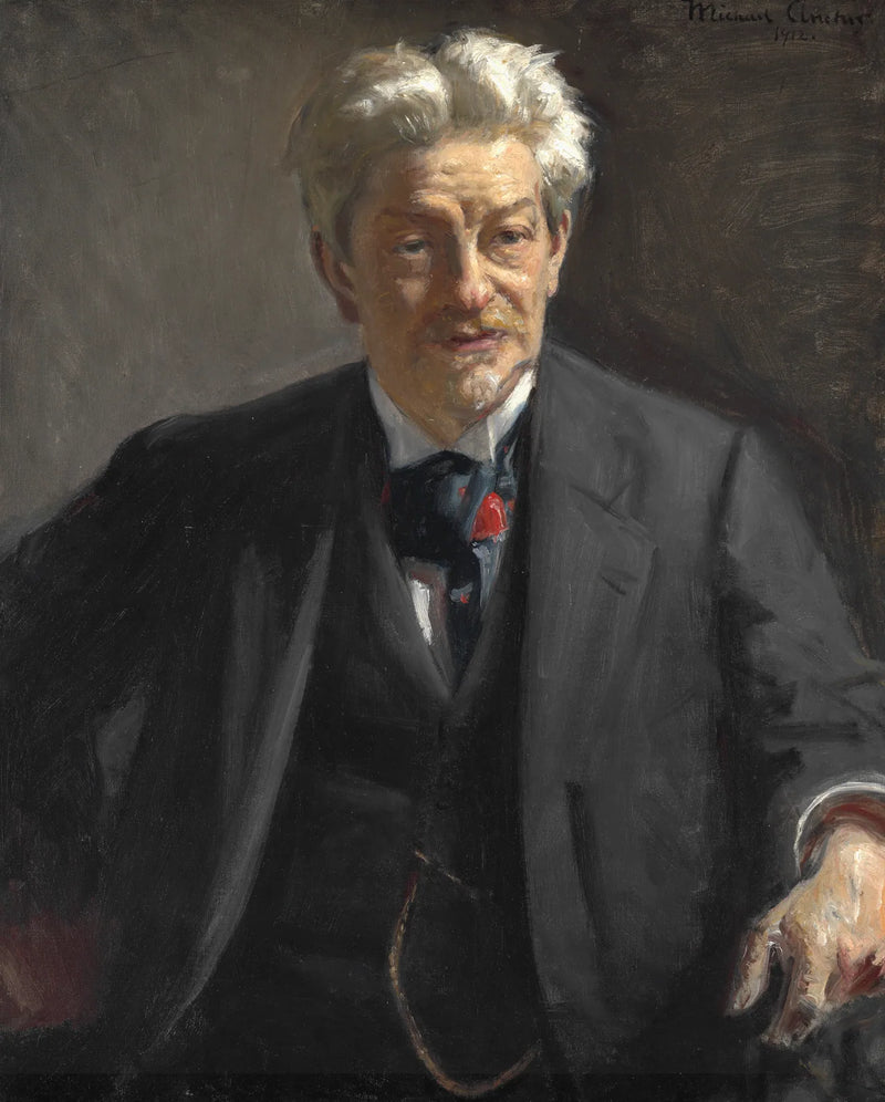 Ritratto di Georg Brandes. -Michael Peter Ancher