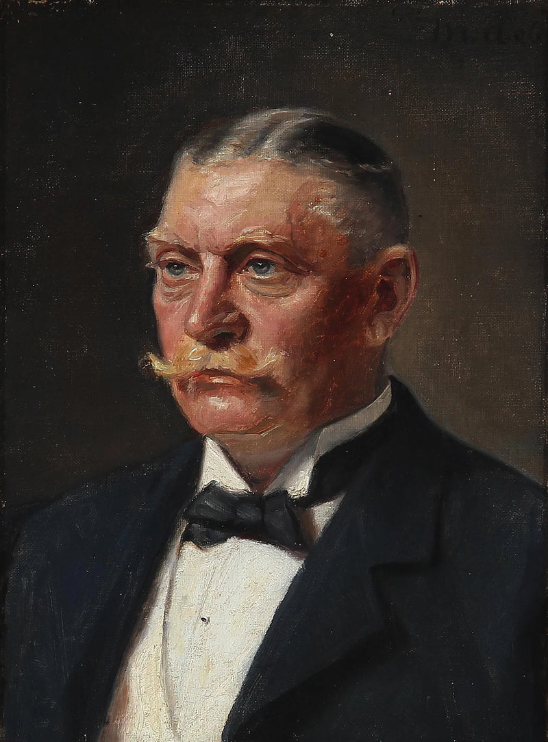 Ritratto di Georg Jérgensen. -Michael Peter Ancher