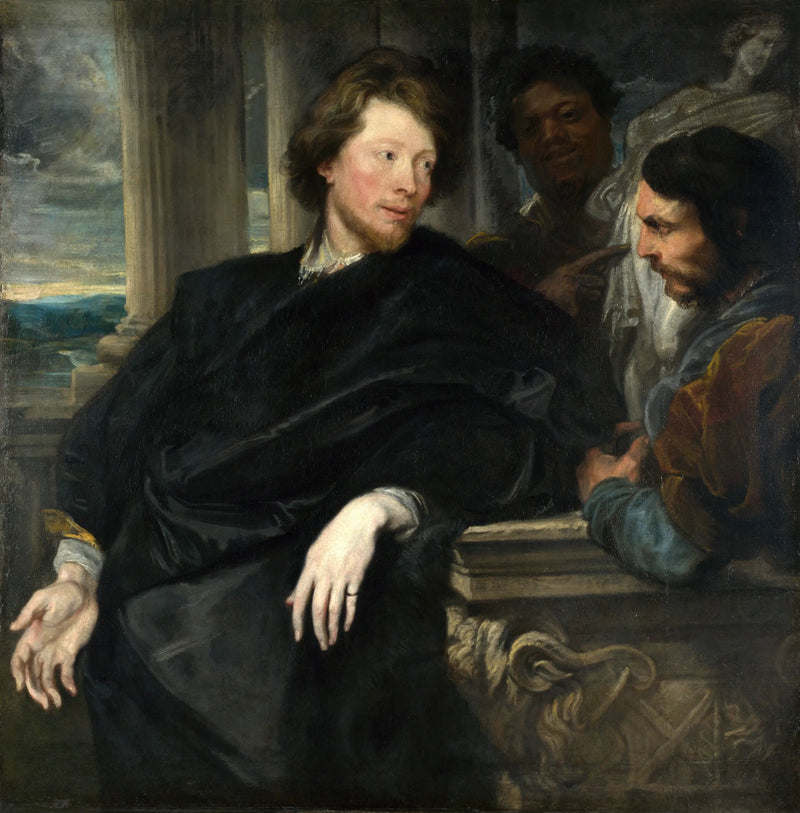 Ritratto di George Gage con due accompagnatori - Antoine van Dyck
