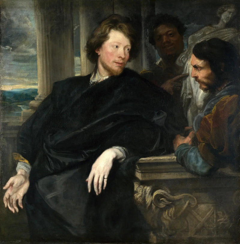 Ritratto di George Gage con due accompagnatori - Antoine van Dyck