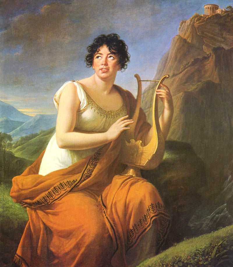 Ritratto di Germaine de Staël in Corinne al Capo Miseno - Élisabeth Vigée Le Brun