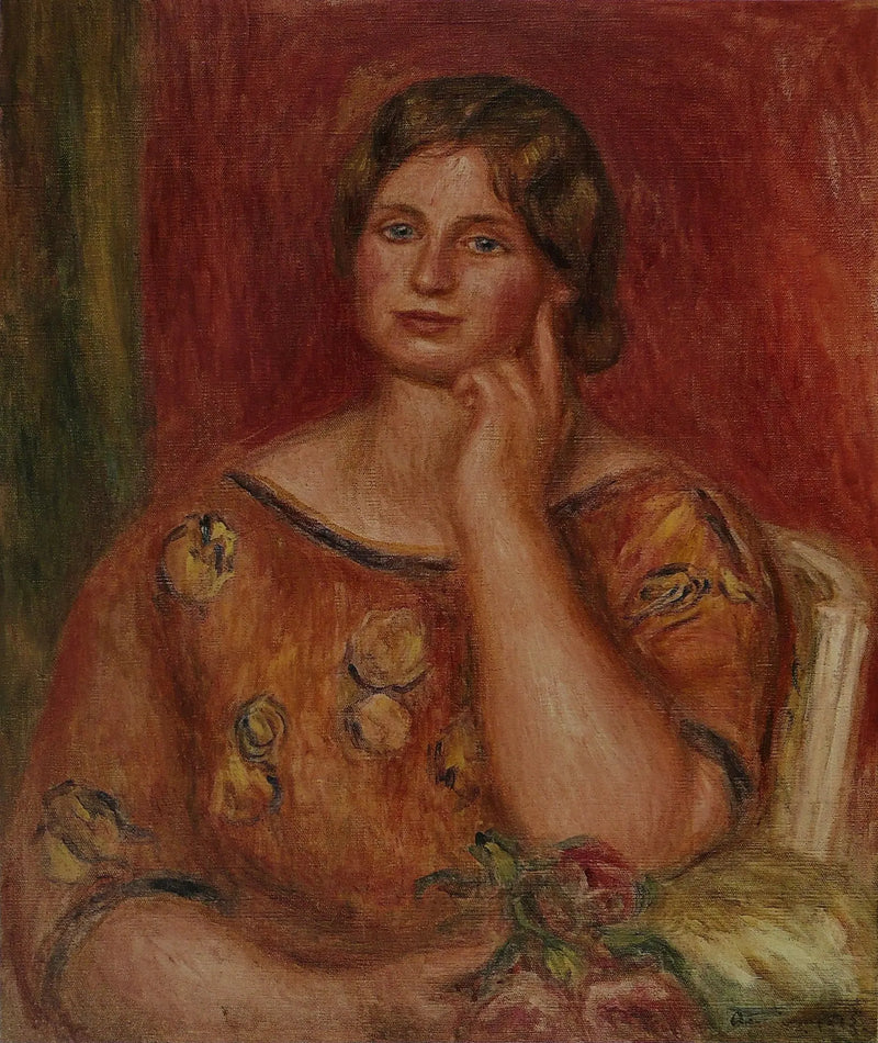 Ritratto di Gertrude Osthaus - Pierre-Auguste Renoir