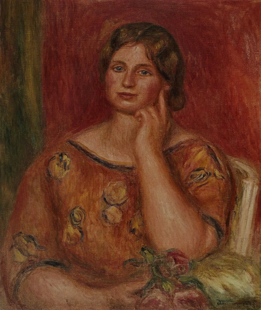 Ritratto di Gertrude Osthaus - Pierre-Auguste Renoir