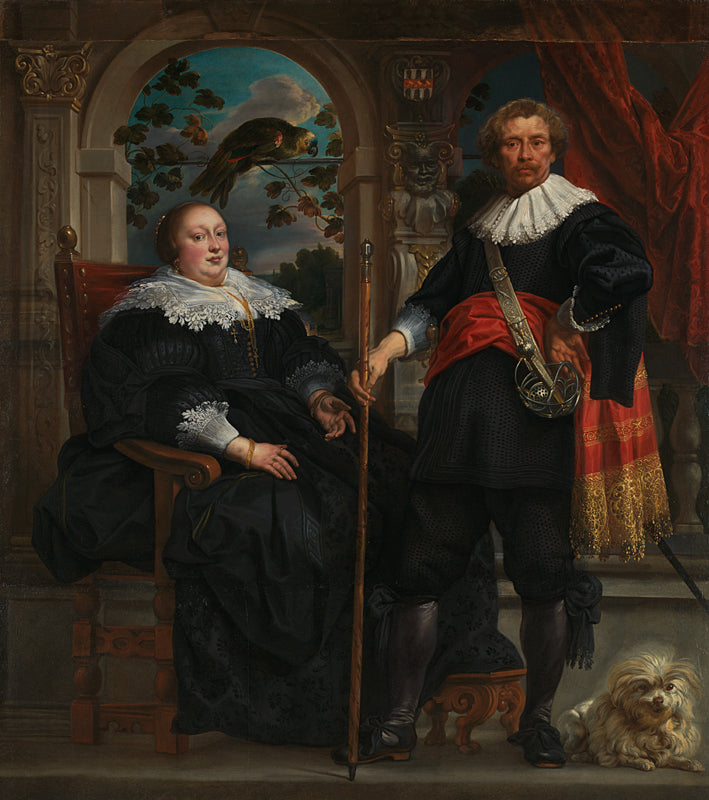Portrait de Govaert van Surpele (?) et de son épouse - Jacob Jordaens
