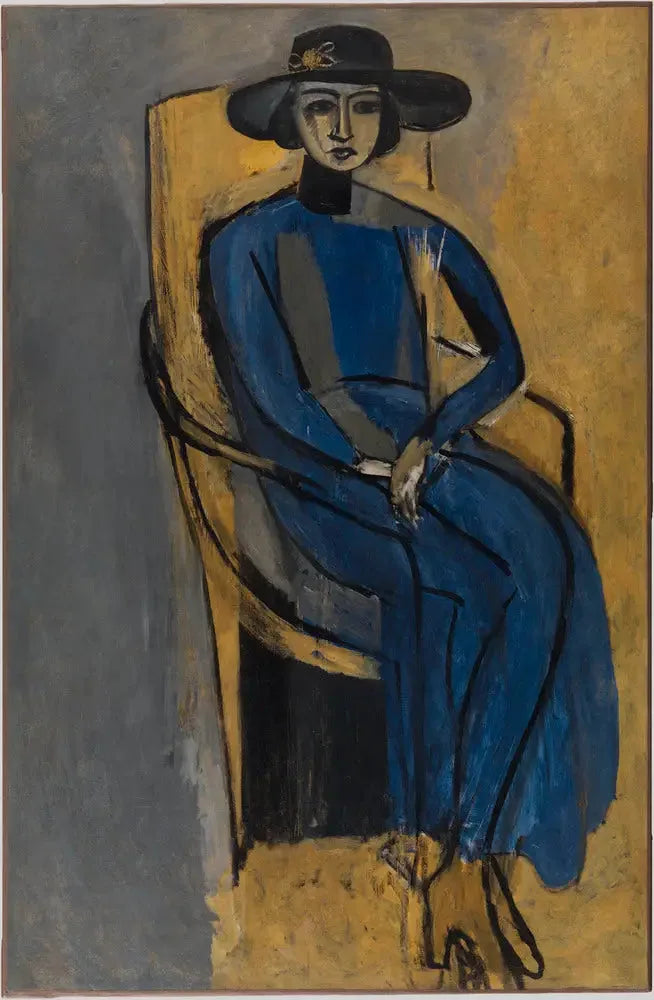 Portrait de Greta Prozor - Henri Matisse image 1 reproduction de peinture à l’huile