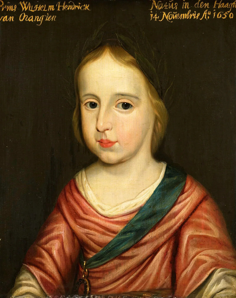 Ritratto di Guglielmo III (1650-1702), principe d'Orange - Gerrit van Honthorst