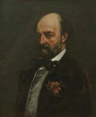 Ritratto di Gustave Matthieu - Gustave Courbet