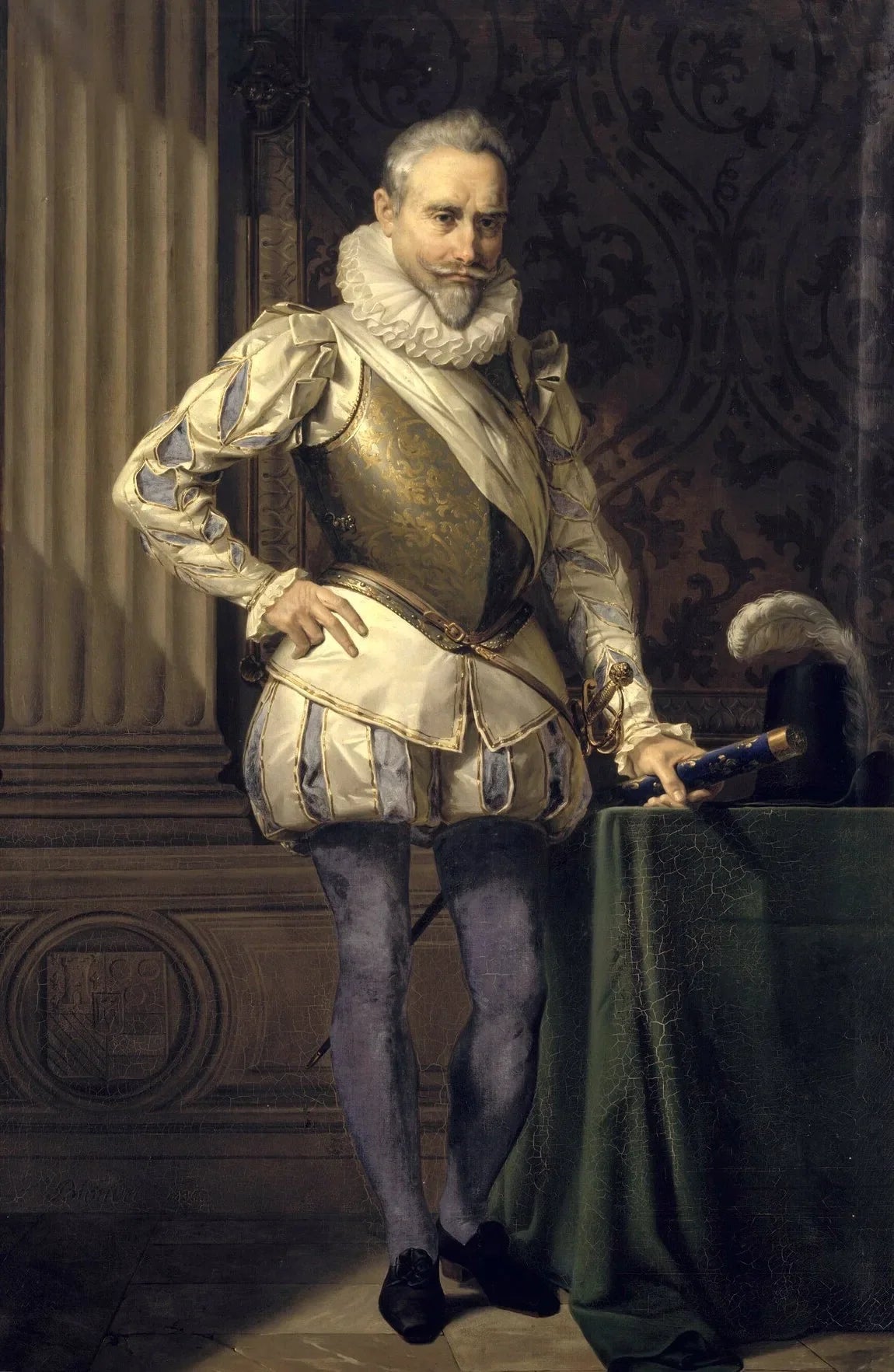 Portrait de Henri de La Tour d'Auvergne, duc de Bouillon - Merry-Joseph Blondel image 1 copie de tableau peinte à la main