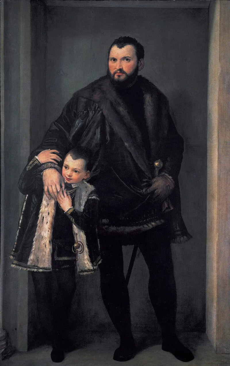 Ritratto di Iseppo da Porto e figli Adriano - Paul Véronèse