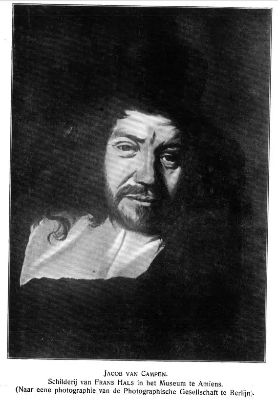 Portrait de Jacob van Campen - Frans Hals - Alpha Reproduction