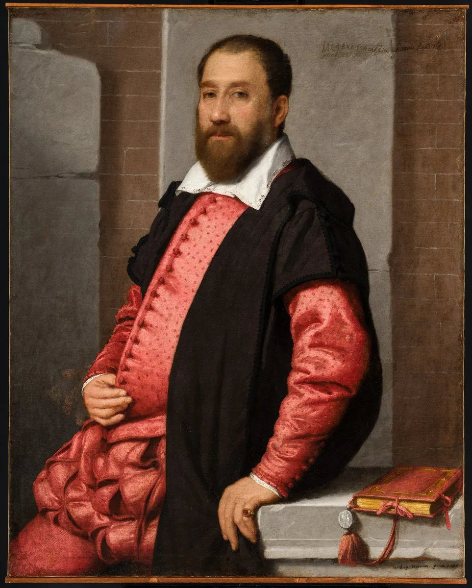Portrait de Jacopo Foscarini - Giovanni Battista Moroni image 1 copie peinte à la main à l’huile