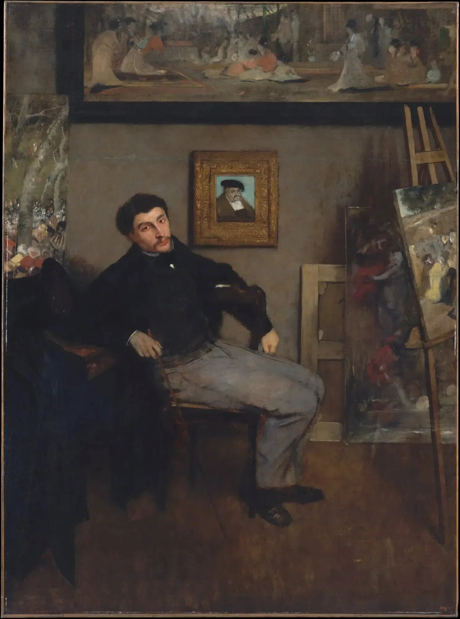 Ritratto di James Tissot - Edgar Degas