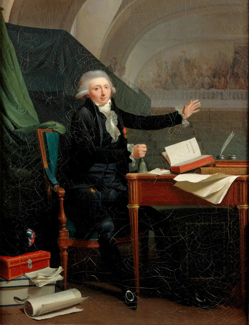 Ritratto di Jan Anthony d'Averhoult (1756-1792) - Louis-Léopold Boilly