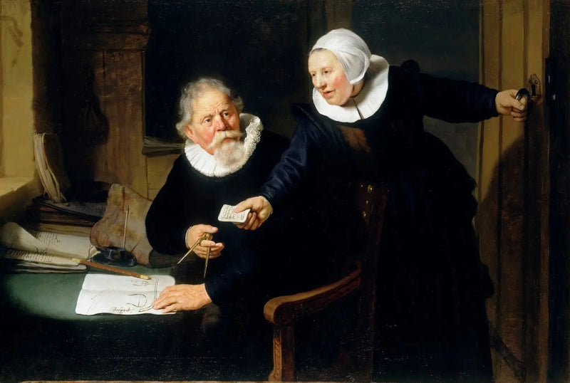 Ritratto di Jan Rijcksen e di sua moglie Griet Jans - Rembrandt