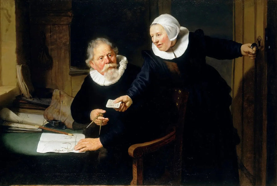 Ritratto di Jan Rijcksen e di sua moglie Griet Jans - Rembrandt