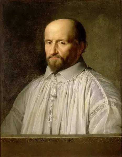 Ritratto di Jean Duvergier de Hauranne, abate di Saint-Cyran - Philippe de Champaigne
