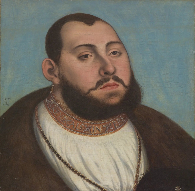Ritratto di Jean Federico il Magnanimo, elettore e duca di Sassonia - Lucas Cranach il Vecchio