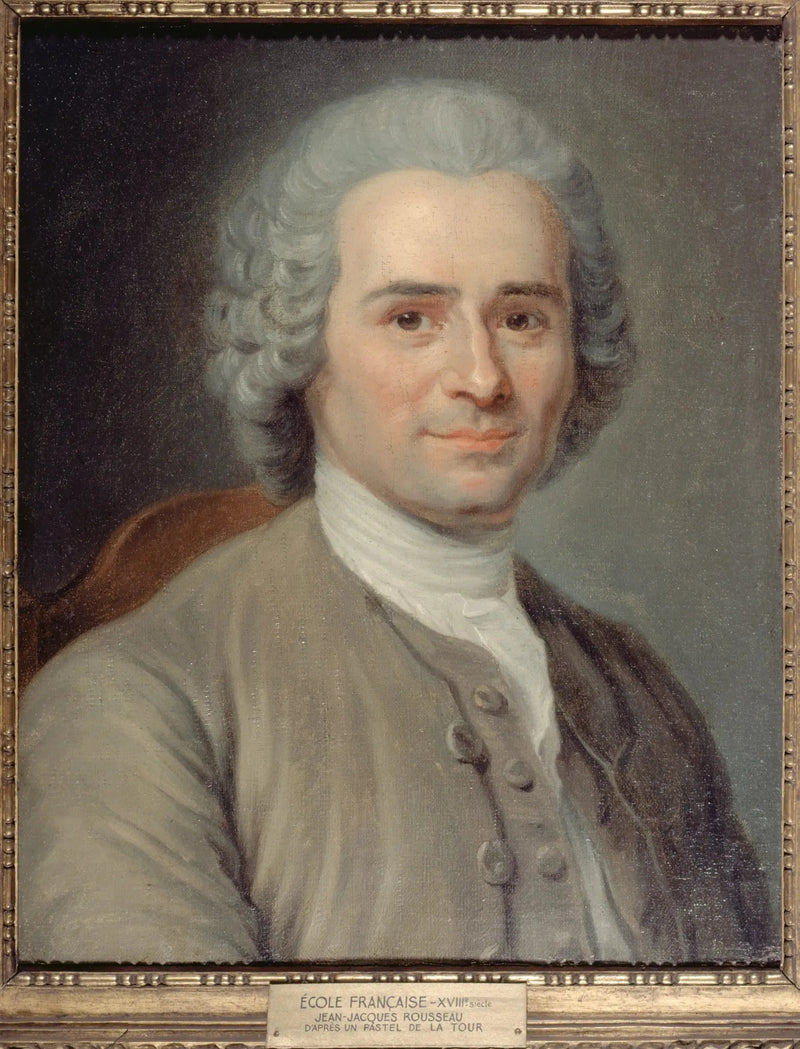Ritratto di Jean-Jacques Rousseau (1712-1778), scrittore e filosofo - Maurice-Quentin de La Tour
