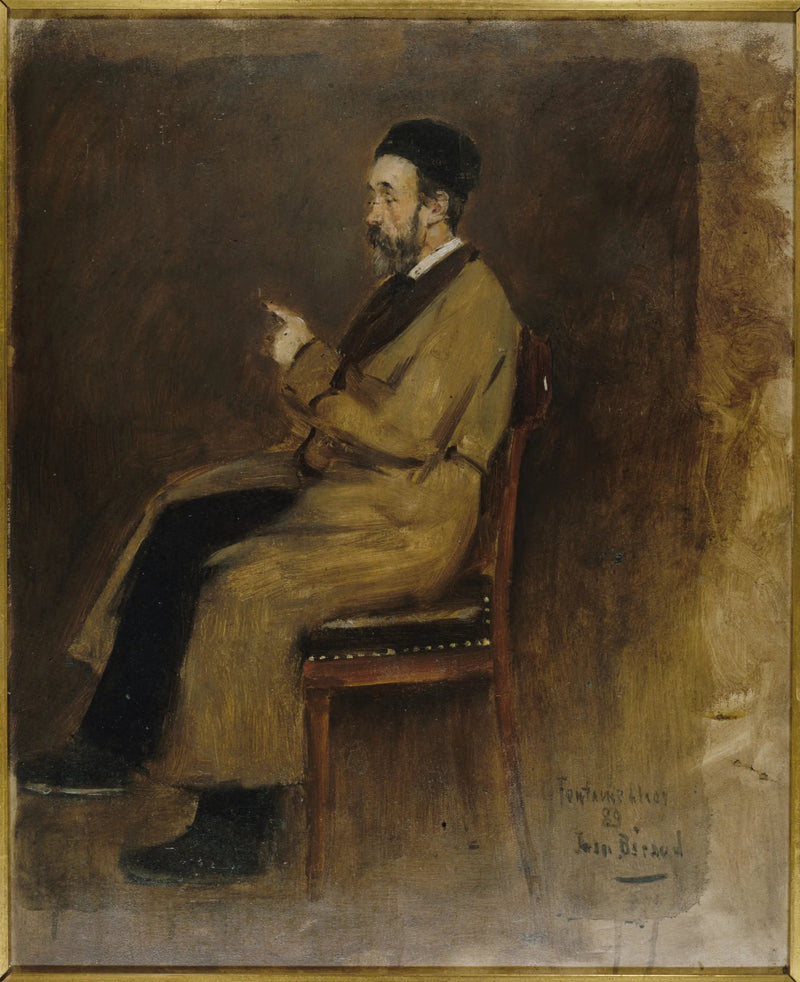 Ritratto di Jean-Jacques Weiss (1827-1891), redattore al 