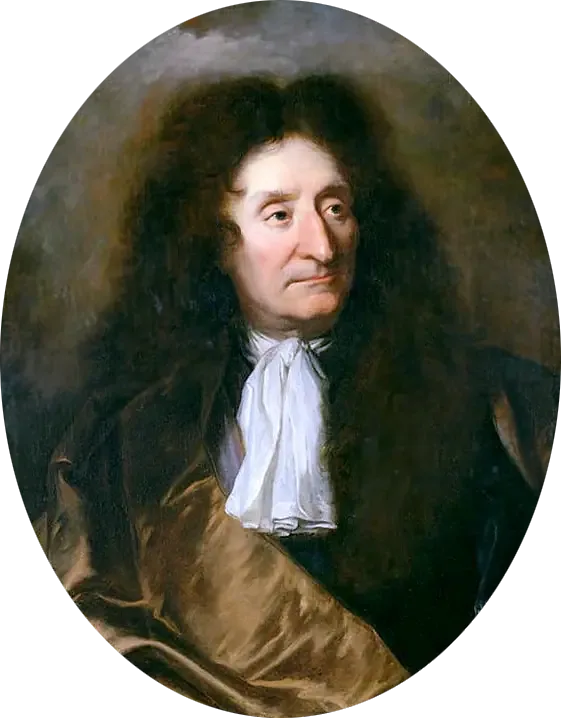 Ritratto di Jean de La Fontaine (1621-1695), poeta - Hyacinthe Rigaud