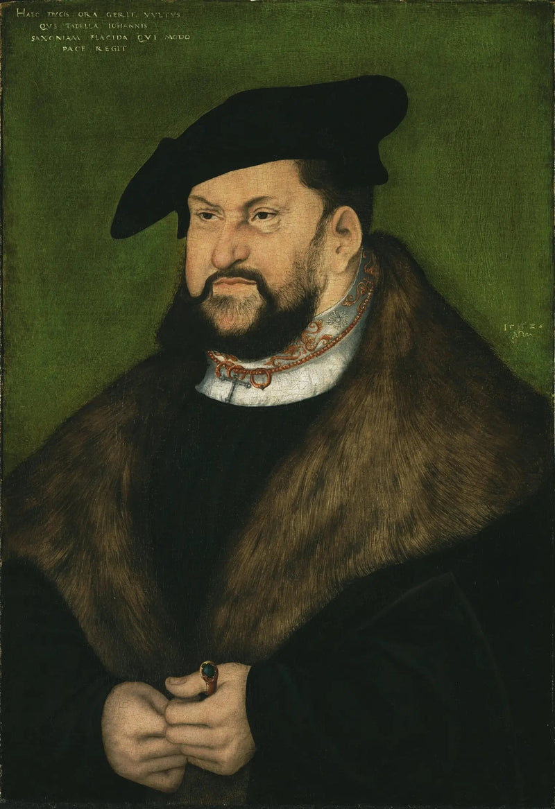Ritratto di Jean le Constant, elettore di Sassonia - Lucas Cranach il Vecchio