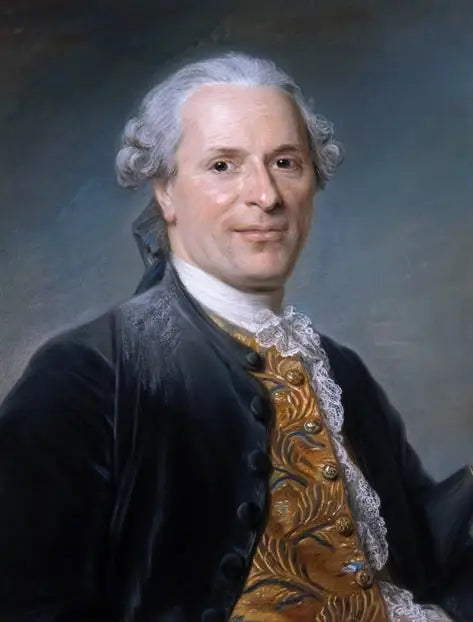 Ritratto di Jean Monnet, diplomatico francese - Maurice-Quentin de La Tour