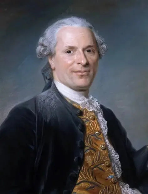 Ritratto di Jean Monnet, diplomatico francese - Maurice-Quentin de La Tour