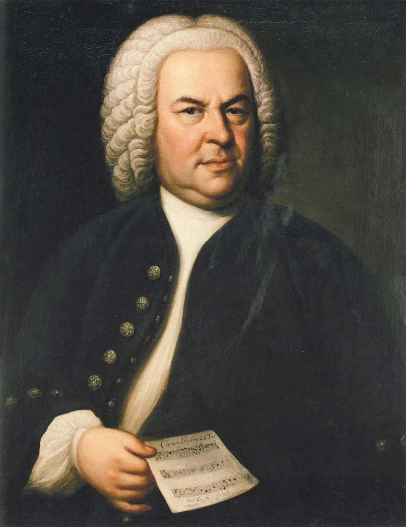Portrait de Jean-Sébastien Bach - Elias Gottlob Haussmann image 1 tableau peint à l’huile sur toile