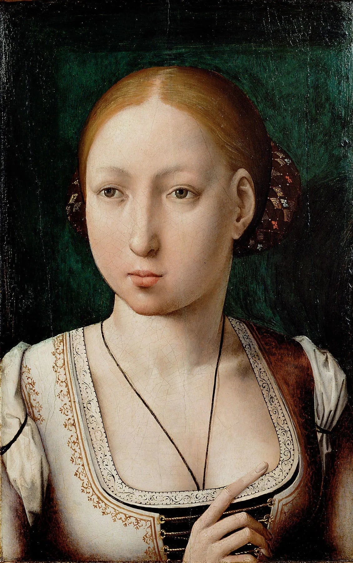 Portrait de Jeanne la Folle - Juan de Flandes image 1 reproduction d’œuvre d’art à l’huile