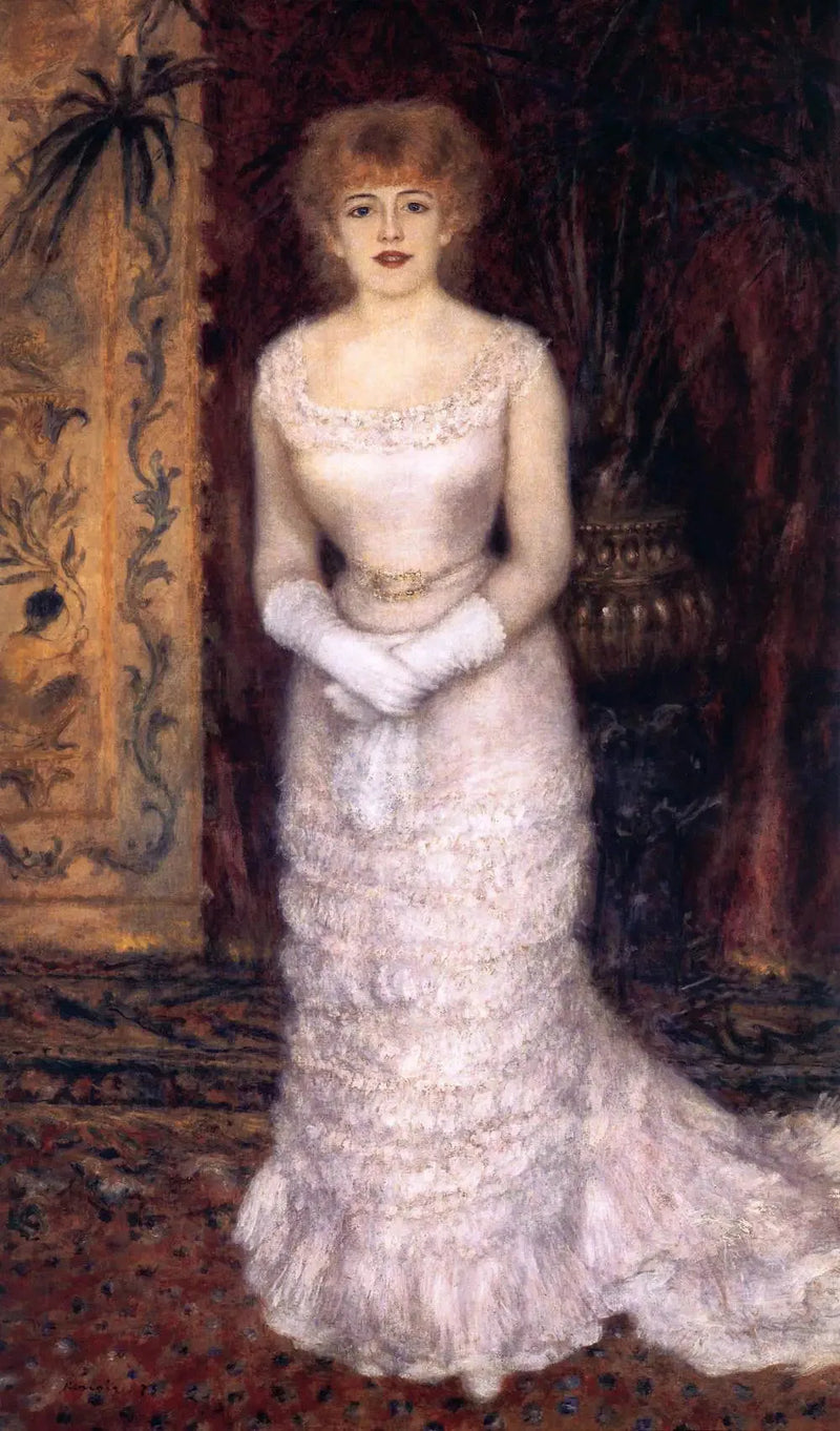 Ritratto di Jeanne Samary in piedi - Pierre-Auguste Renoir