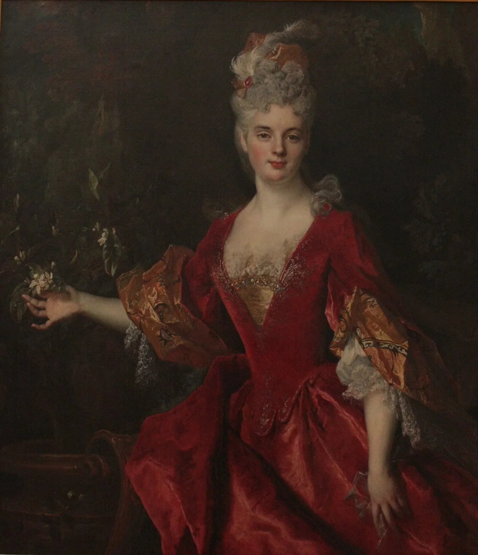 Portrait de jeune femme, dit Elisabeth de Beauharnais - Nicolas de Largillière image 1 reproduction d’œuvre d’art à l’huile