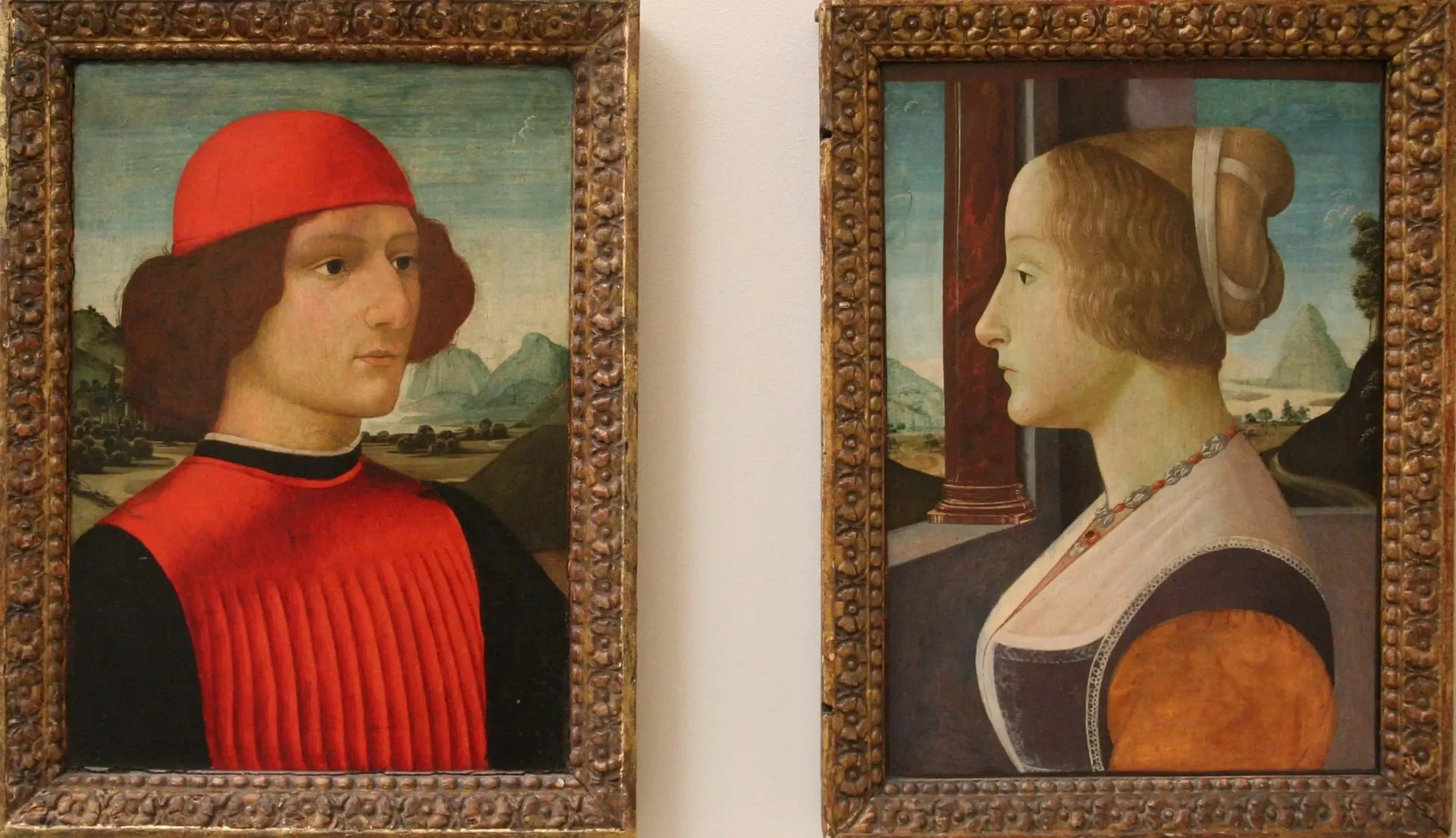 Portrait de jeune femme - Domenico Ghirlandaio image 1 reproduction de peinture à l’huile