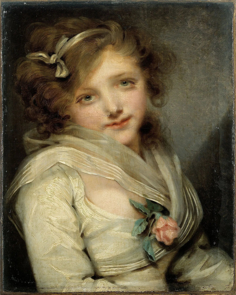 Ritratto di giovane ragazza - Jean-Baptiste Greuze