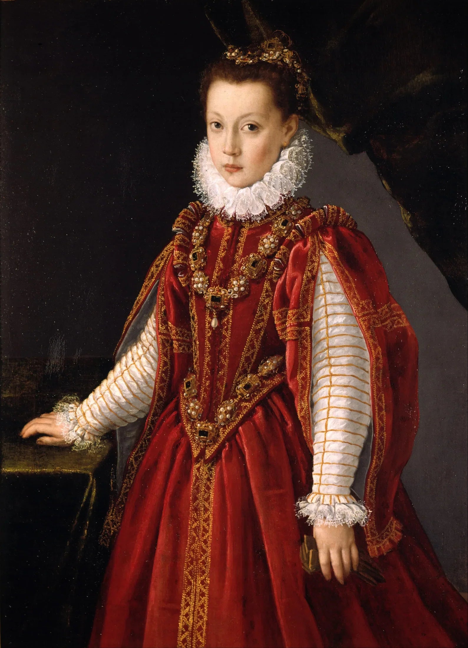 Portrait de jeune fille - Sofonisba Anguissola image 1 reproduction artisanale de tableau