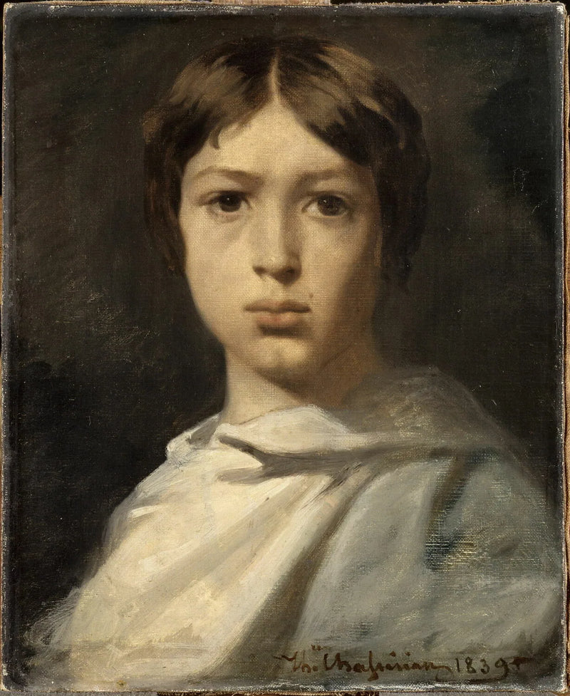 Ritratto di un giovane ragazzo. Il Macinatore di colori dell'artista - Théodore Chassériau