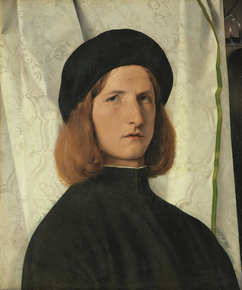 Ritratto di un giovane uomo con la lampada - Lorenzo Lotto