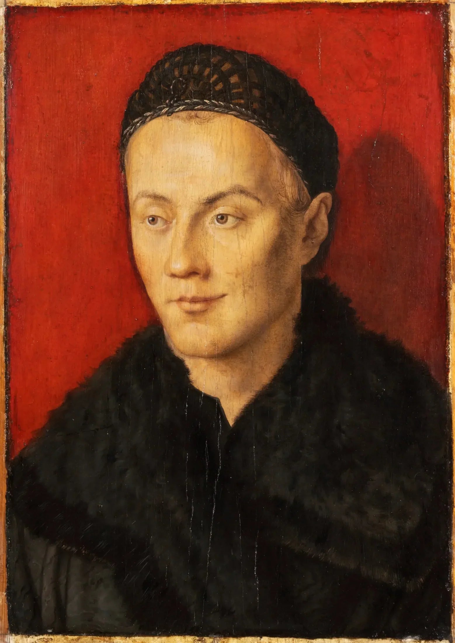 Portrait de jeune homme - Albrecht Dürer image 1 reproduction de peinture à l’huile