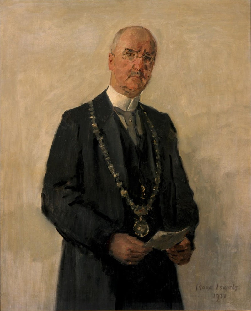 Ritratto di Joachimus Pieter Fockema Andreae (1879-1949), sindaco di Utrecht - Isaac Israels