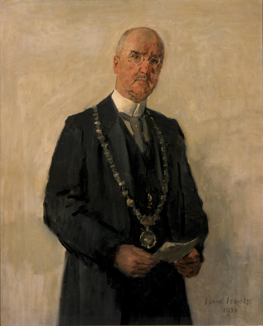 Ritratto di Joachimus Pieter Fockema Andreae (1879-1949), sindaco di Utrecht - Isaac Israels