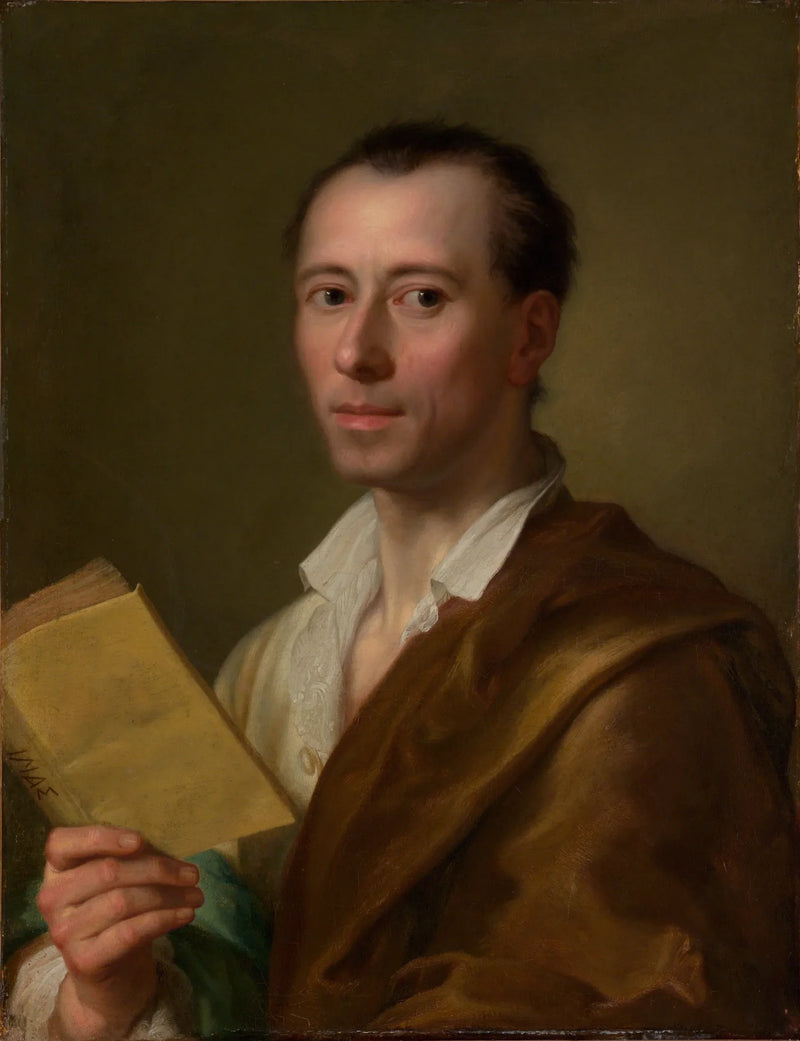 Ritratto di Johann Joachim Winckelmann (1717-1768) - Anton Raphael Mengs