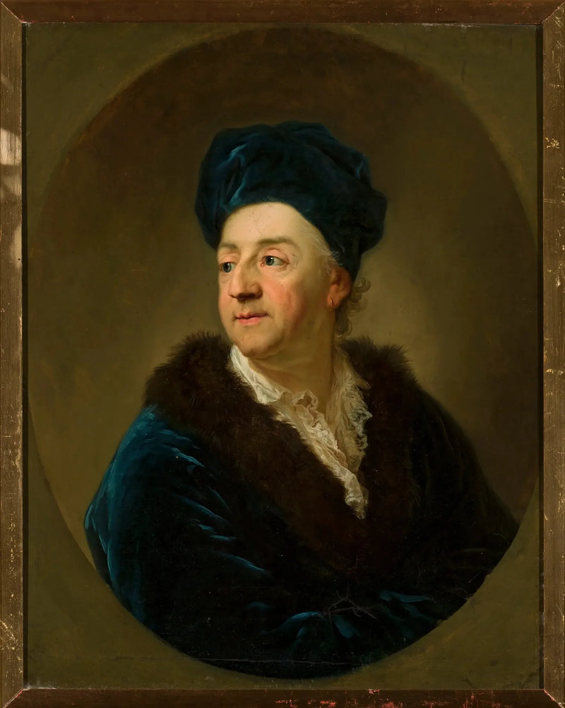 Ritratto di Johann Nepomuk von Schaffgotsch in un accappatoio. - Anton Graff