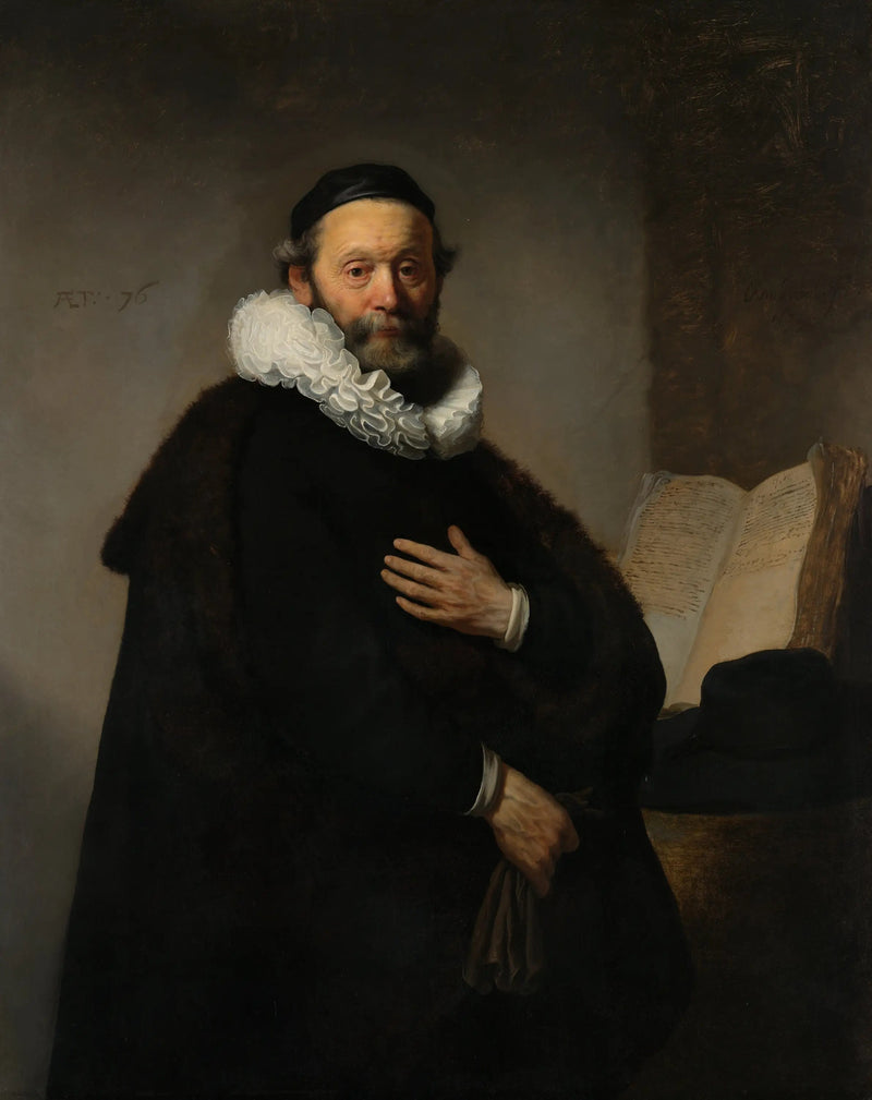 Ritratto di Johannes Wtenbogaert - Rembrandt