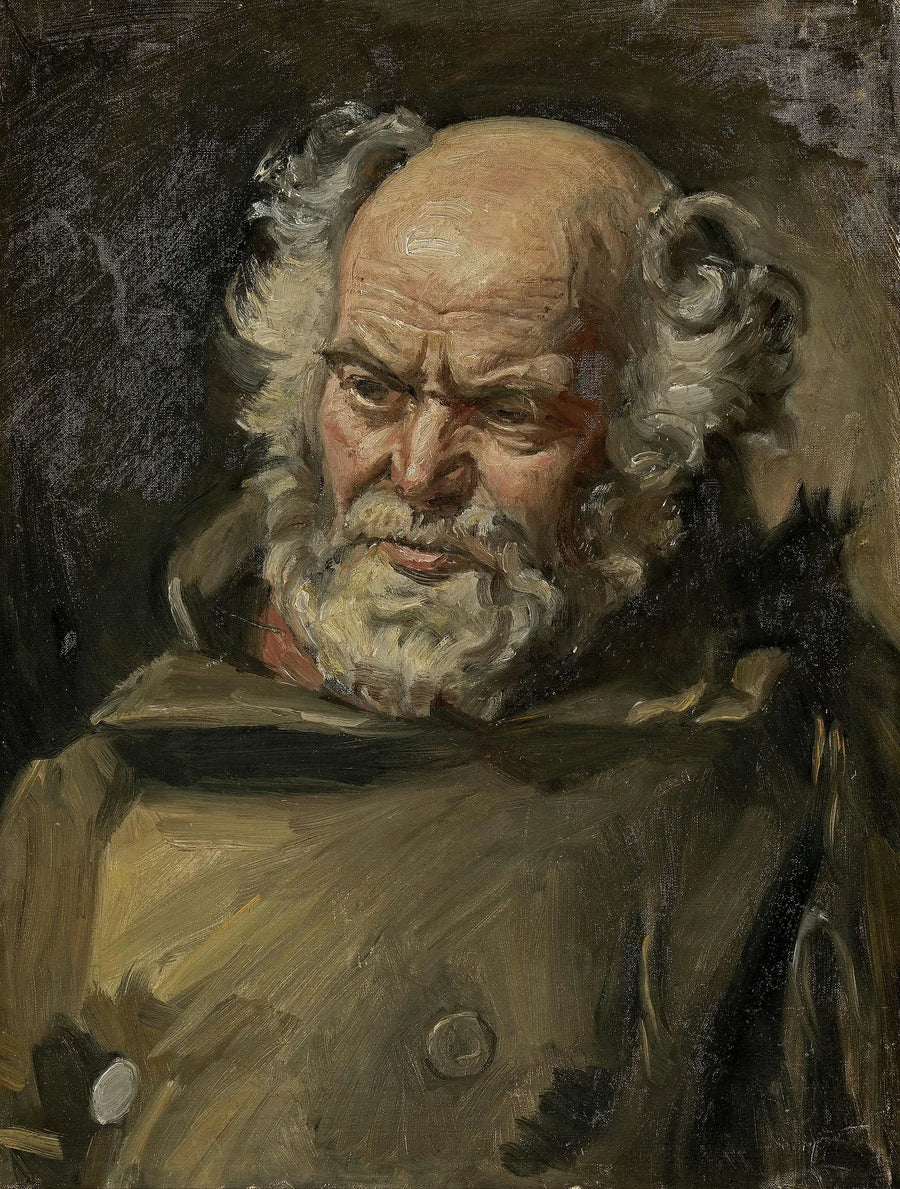 Ritratto di Josef Bonatzi. -Michael Peter Ancher